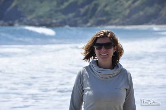 Um belo dia de sol na playa Gabún, no noroeste da ilha de Chiloé, no sul do Chile